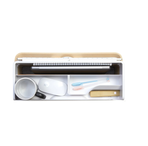 Boite de rangement nomade en feutre ergobox pour ordinateur et dossiers